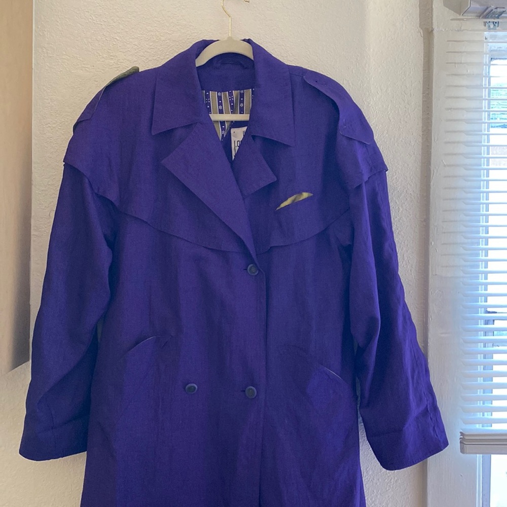 J.Gallery Purple Trent Coat